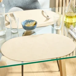Mantel individual KIM beige 33x49cm