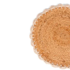 Mantel individual LAUREL beige D30cm