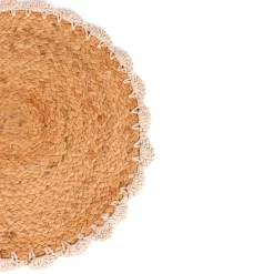 Mantel individual LAUREL beige D30cm