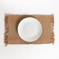 Mantel individual MIRAGE marrón 33x48cm