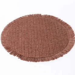 Mantel individual ORBE rojo 38cm