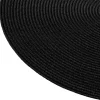 Mantel individual redondo negro TEXALINE 38cm