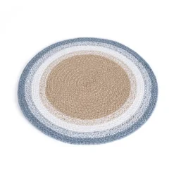 Mantel individual SOLANGE azul D38cm
