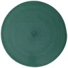 Mantel individual TEXALINE redondo verde esmeralda