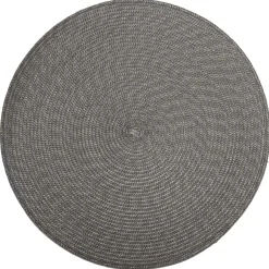Mantel individual TEXALINE redondo gris 38cm