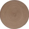 Mantel individual TEXALINE redondo gris pardo 38cm