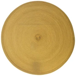 Mantel individual TEXALINE redondo moztaza 38cm