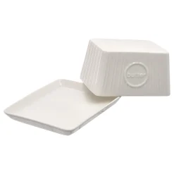 Mantequera con tapa CERA blanca