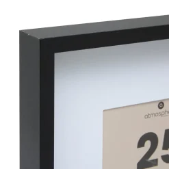Marco AXEL mdf negro 25x25cm