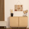 Marco Fotos Múltiple Beige Mdf 58x43Cm