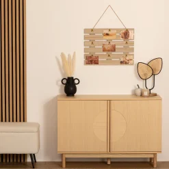 Marco Fotos Múltiple Beige Mdf 58x43Cm