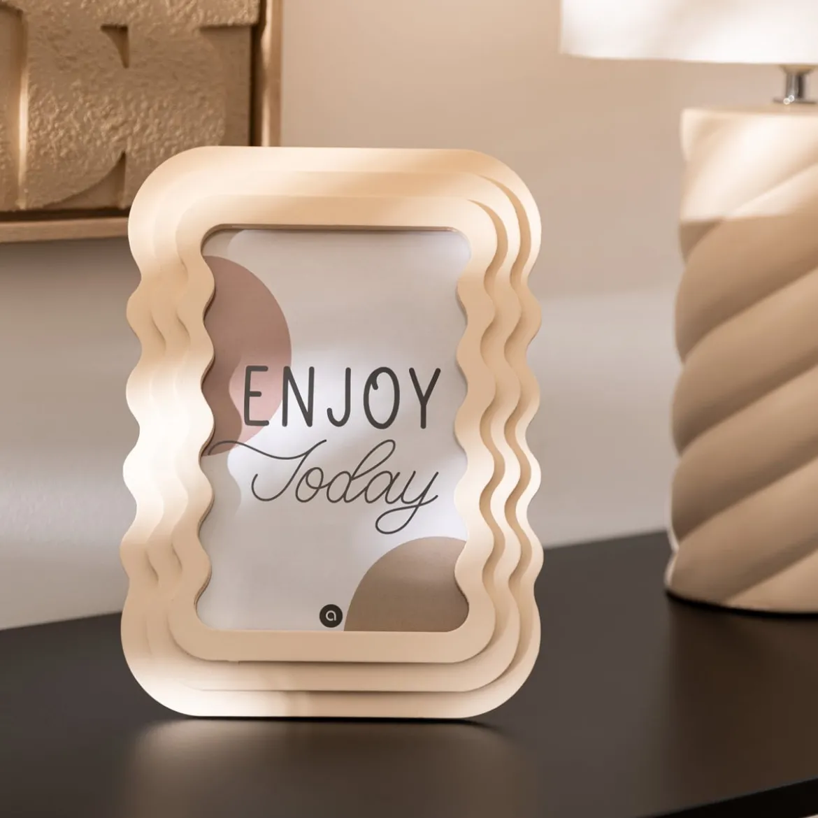 Marco mdf blanco 13x18cm KELLY