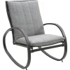 Mecedora NEVADA gris graphite
