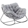Mecedora PAOPAO gris graphite