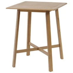 Mesa alta para 4 personas TIWI beige en madera