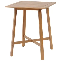 Mesa alta para 4 personas TIWI beige en madera