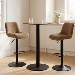 Mesa alta VOLUTO efecto roble