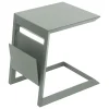 Mesa auxiliar ALLURE verde de aluminio