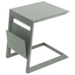 Mesa auxiliar ALLURE verde de aluminio