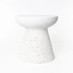 Mesa auxiliar blanca 40cm