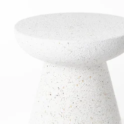 Mesa auxiliar blanca 40cm