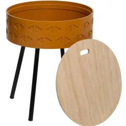 Mesa Auxiliar C/Almacenaje Mdf 38.5x45.5