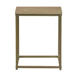 Mesa auxiliar CHEVRON beige