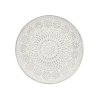 Mesa Auxiliar De Madera Tapa Decorativa Mandala