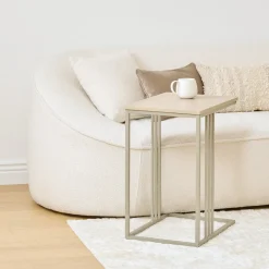 Mesa auxiliar DUNA beige