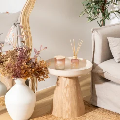 Mesa auxiliar HERCYNA beige