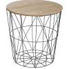 Mesa Auxiliar Kumi Mdf/Metal 40x41Cm