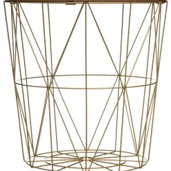 Mesa Auxiliar Kumi Mdf Metal 40x41Cm