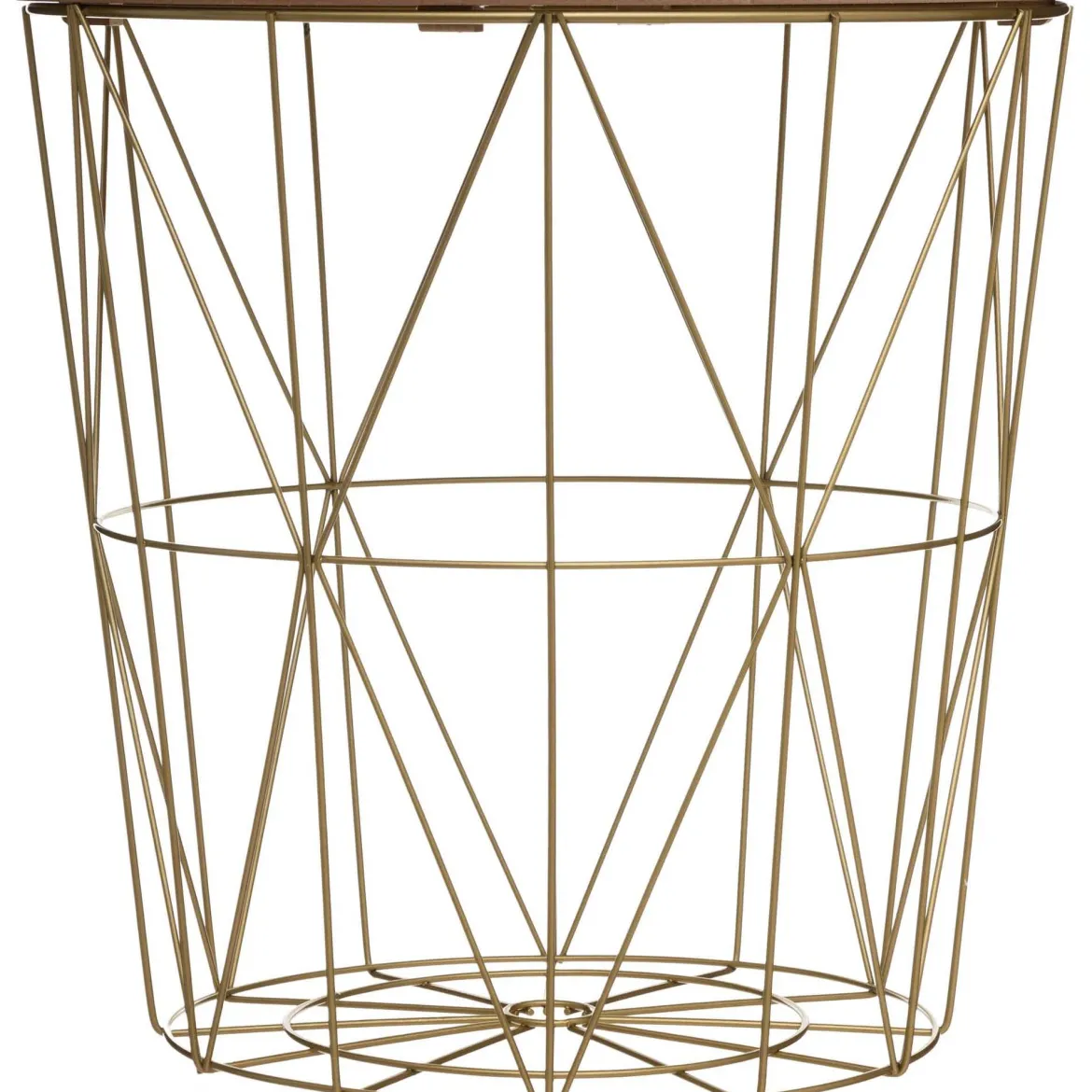 Mesa Auxiliar Kumi Mdf Metal 40x41Cm
