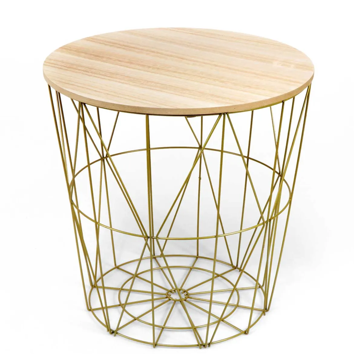 Mesa Auxiliar Kumi Mdf Metal 40x41Cm