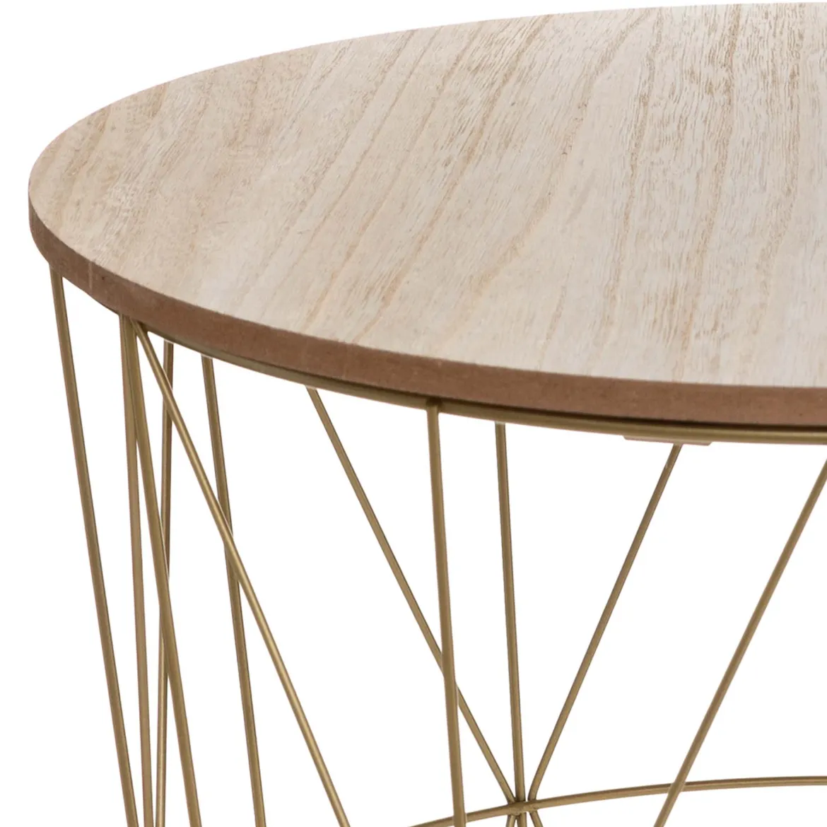 Mesa Auxiliar Kumi Mdf Metal 40x41Cm