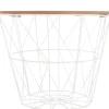 Mesa Auxiliar Kumi Mdf Metal 38x30.5Cm