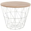 Mesa Auxiliar Kumi Mdf Metal 38x30.5Cm
