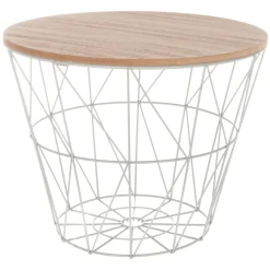 Mesa Auxiliar Kumi Mdf Metal 38x30.5Cm