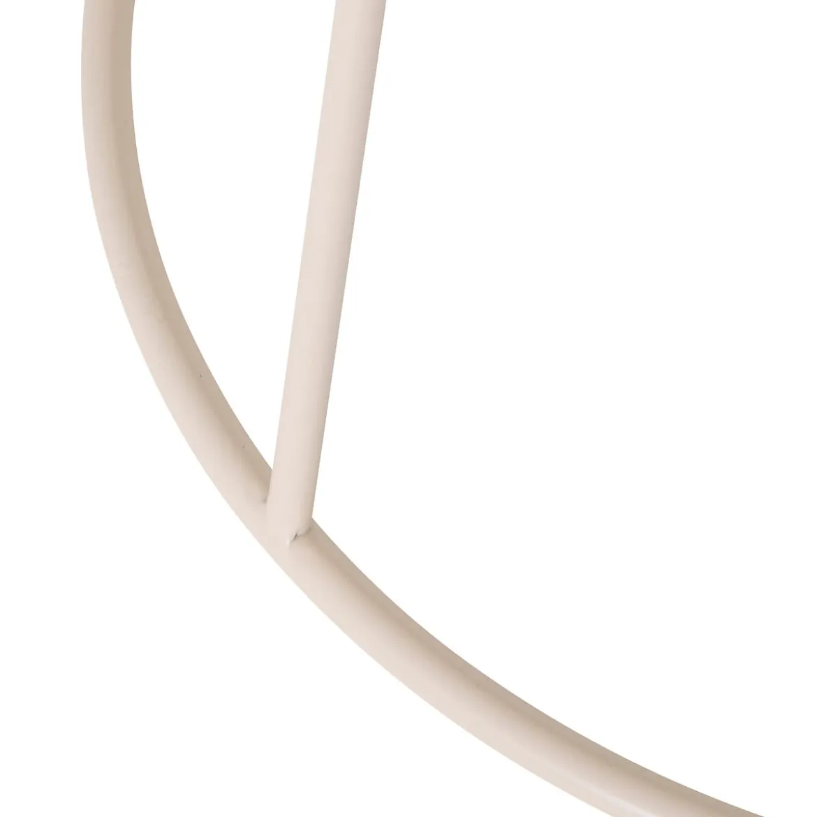Mesa auxiliar LATTE beige D38cm