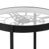 Mesa Auxiliar Mdf/Vidrio 50.5x49Cm