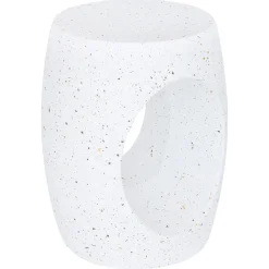 Mesa auxiliar NARLON blanca D38x47cm