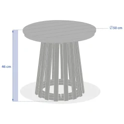 Mesa auxiliar OSUNA 50cm