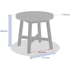 Mesa auxiliar PAPOUASIE 55cm