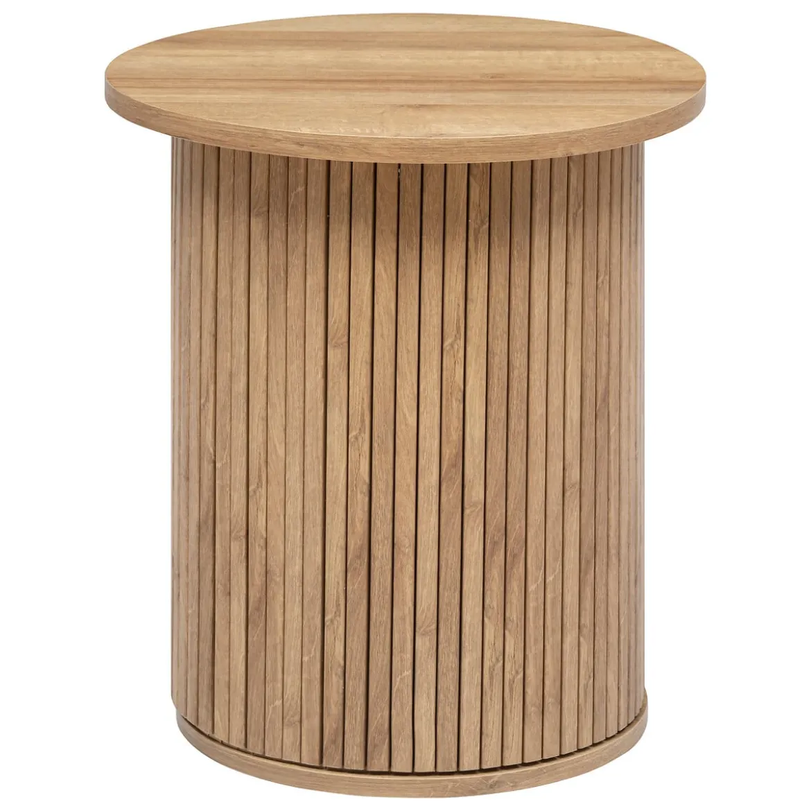 Mesa Auxiliar Redonda Colva Beige 50cm