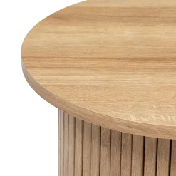 Mesa Auxiliar Redonda Colva Beige 50cm