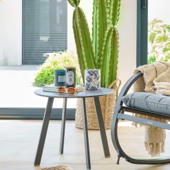 Mesa Auxiliar SAONA gris graphite 50cm