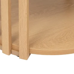 Mesa auxiliar SLAT beige D40x48cm