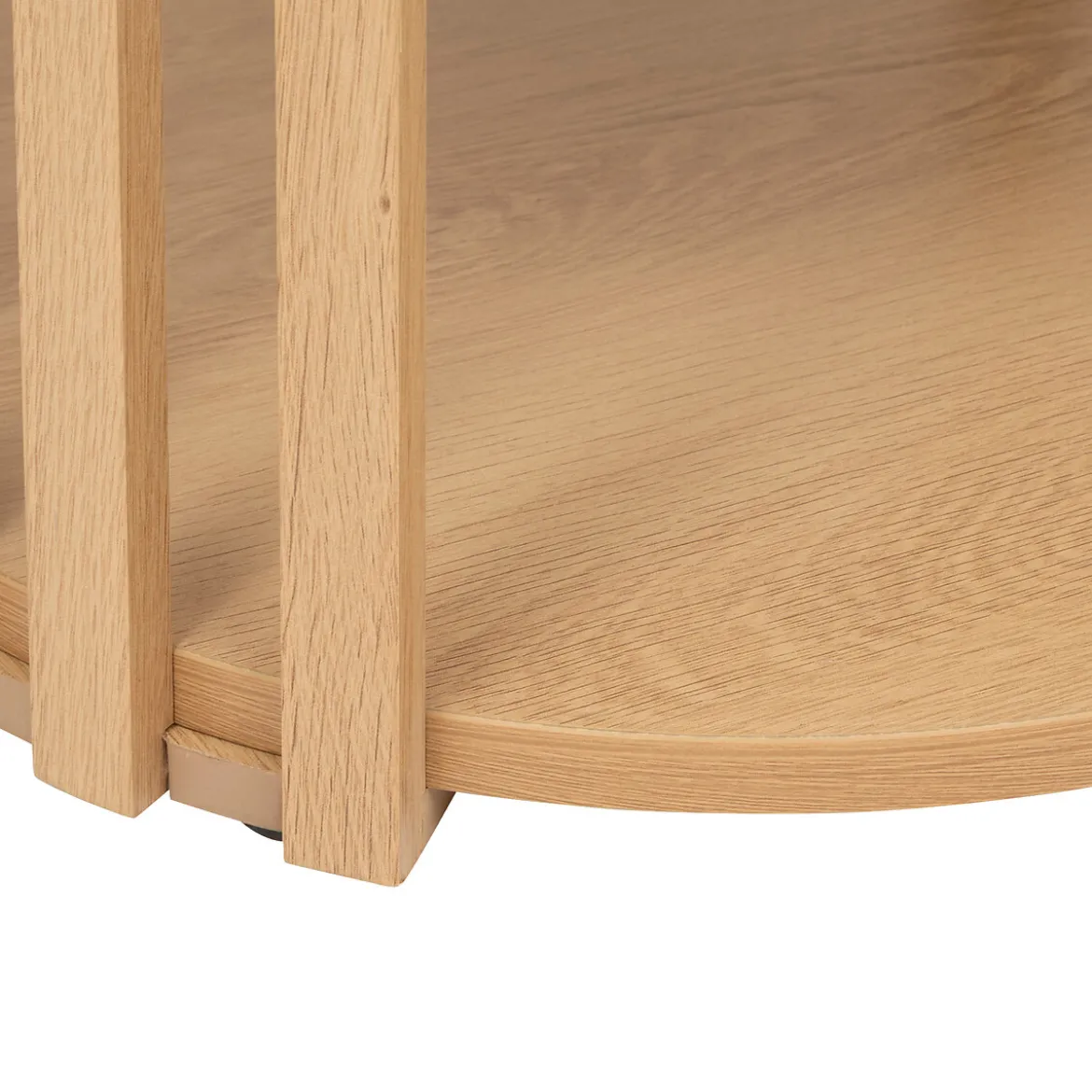 Mesa auxiliar SLAT beige D40x48cm