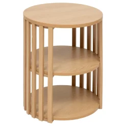 Mesa auxiliar SLAT beige D40x48cm