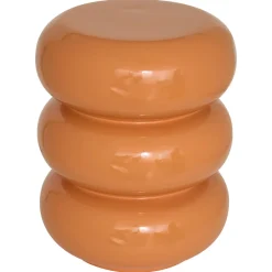 Mesa auxiliar STONETO naranja 43cm